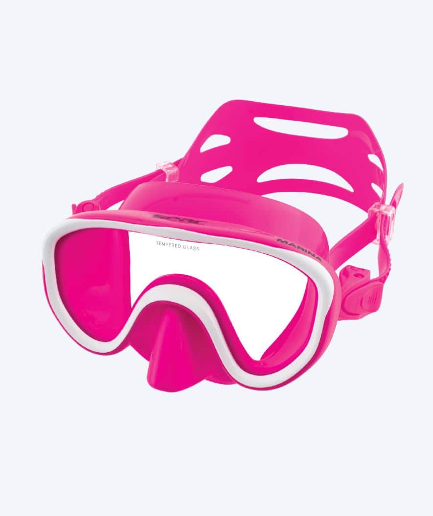 SEAC diving mask for kids (3-6) - Marina - Pink/white