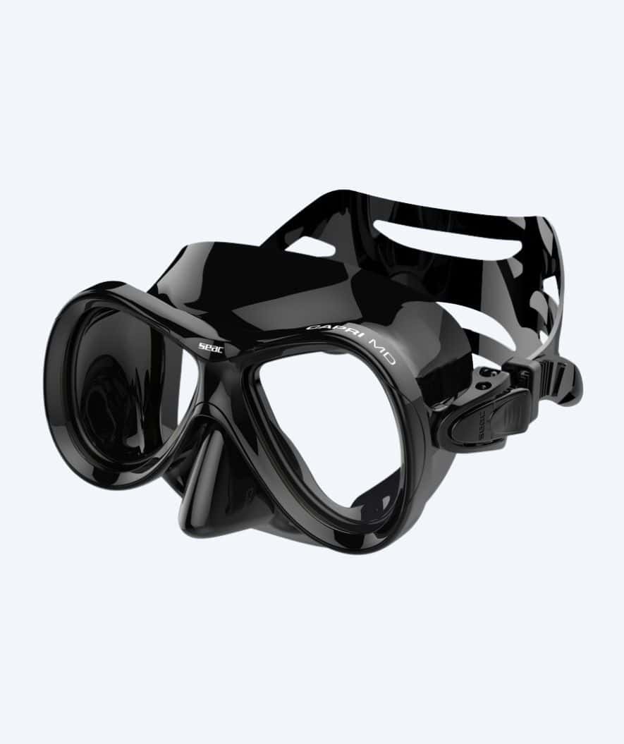 SEAC diving mask for junior - Capri MD - Black