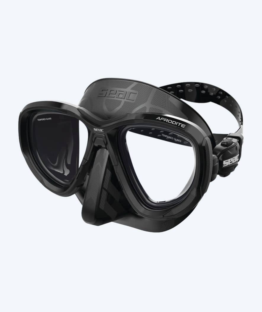 SEAC diving mask for adults - Afrodite - Black