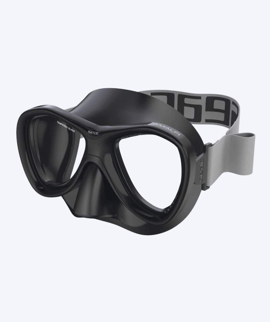 SEAC diving mask for adults - Amalfi - Black