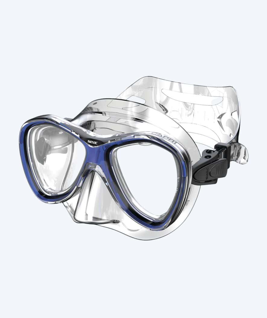 SEAC diving mask for adults - Capri - Dark blue