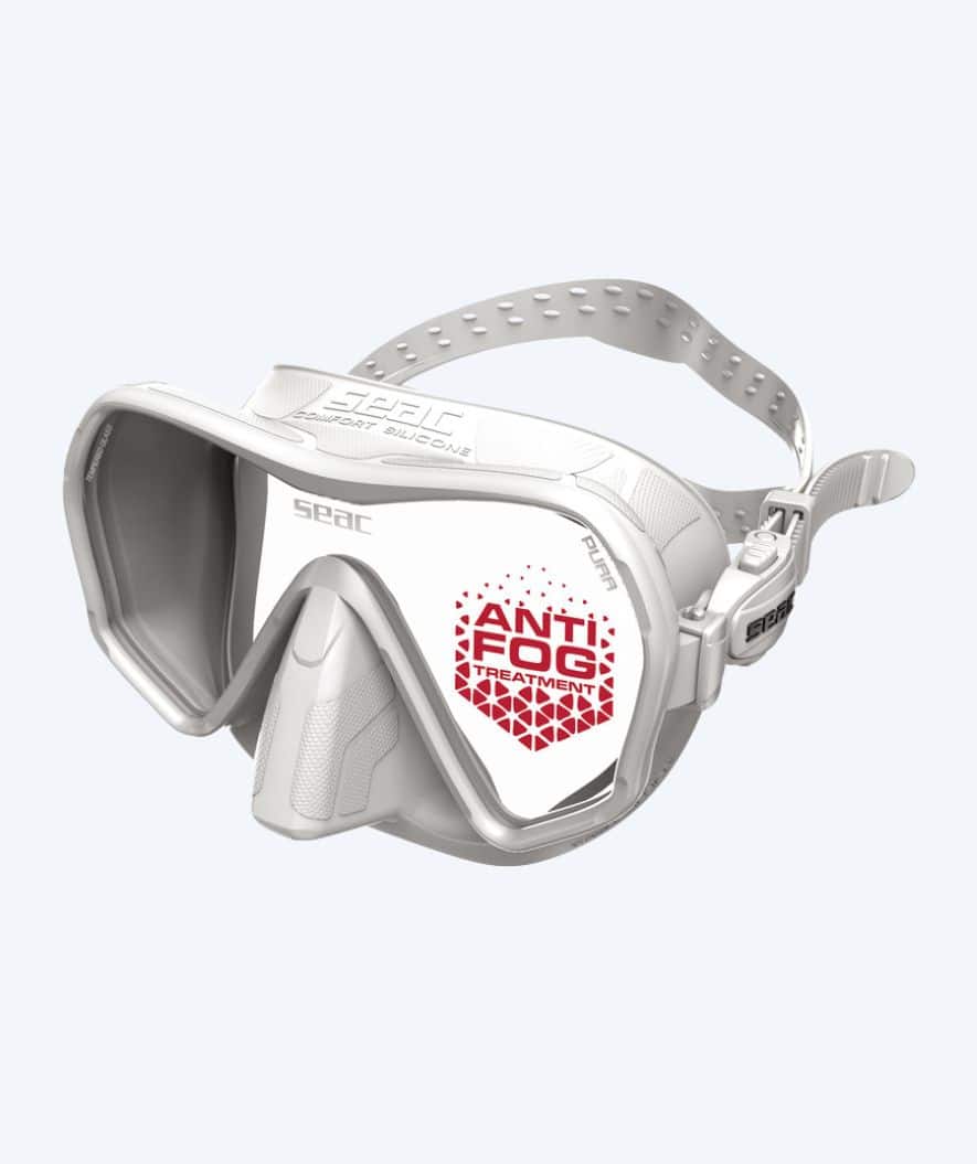 SEAC diving mask for adults - Pura - White