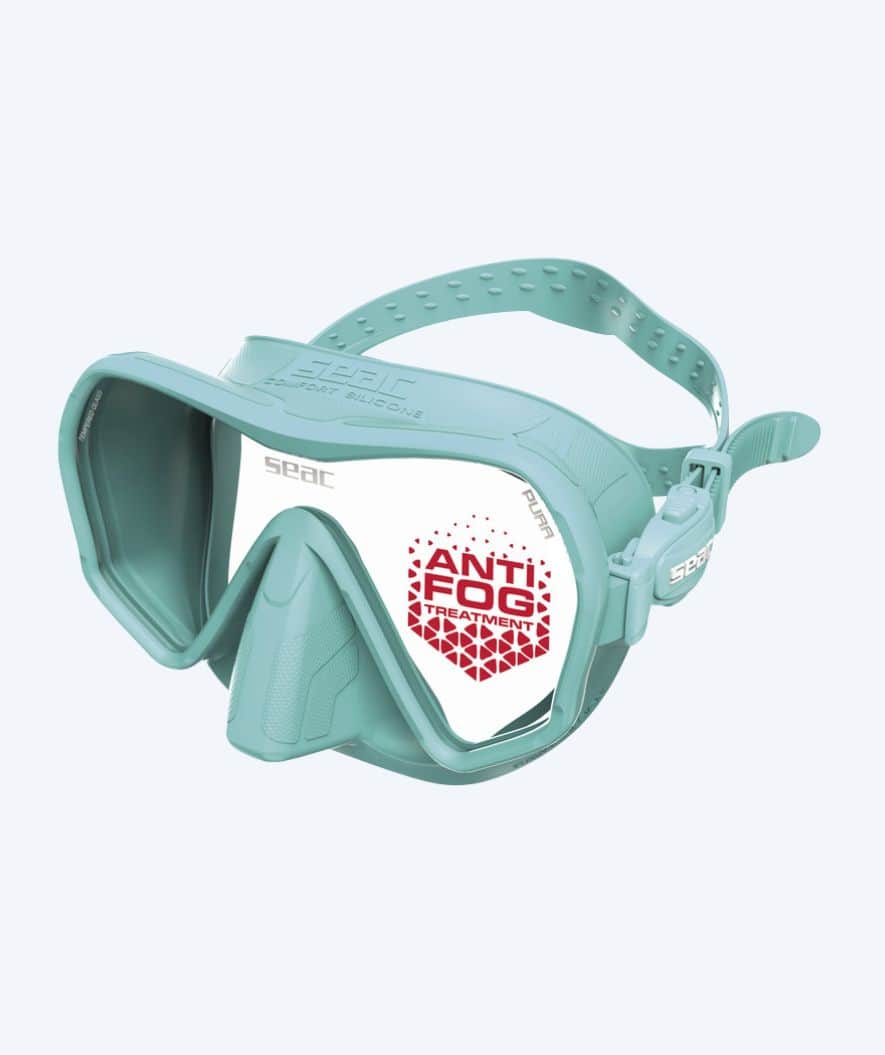 SEAC diving mask for adults - Pura - Light blue