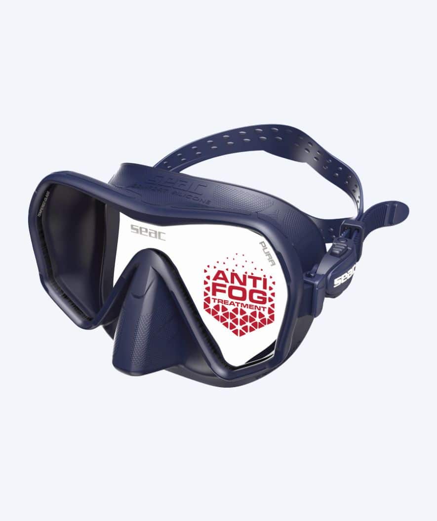 SEAC diving mask for adults - Pura - Dark blue