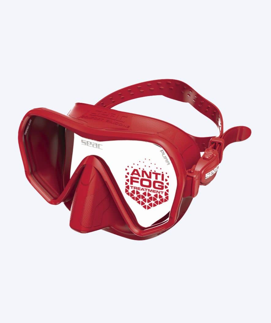 SEAC diving mask for adults - Pura - Red