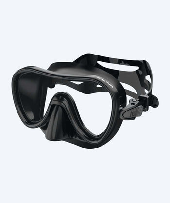 SEAC diving mask for adults - Salina Silicone - Black