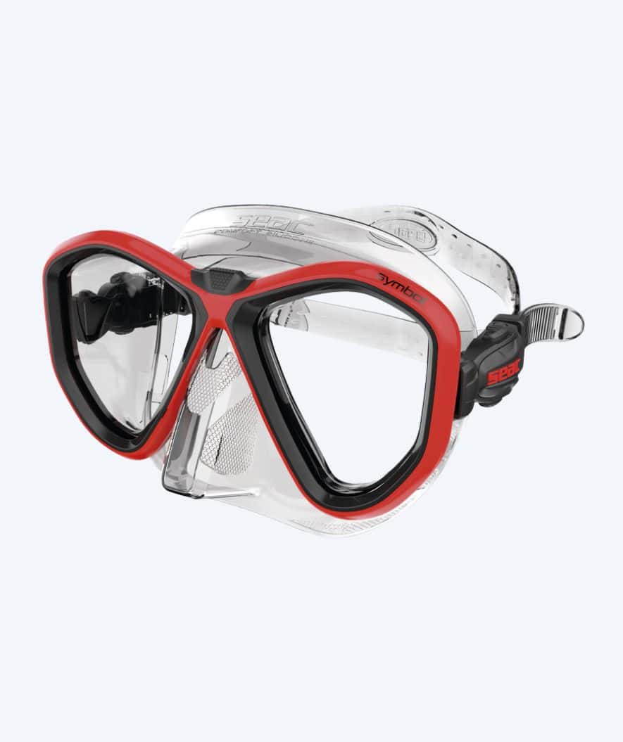 SEAC diving mask for adults - Symbol - Red