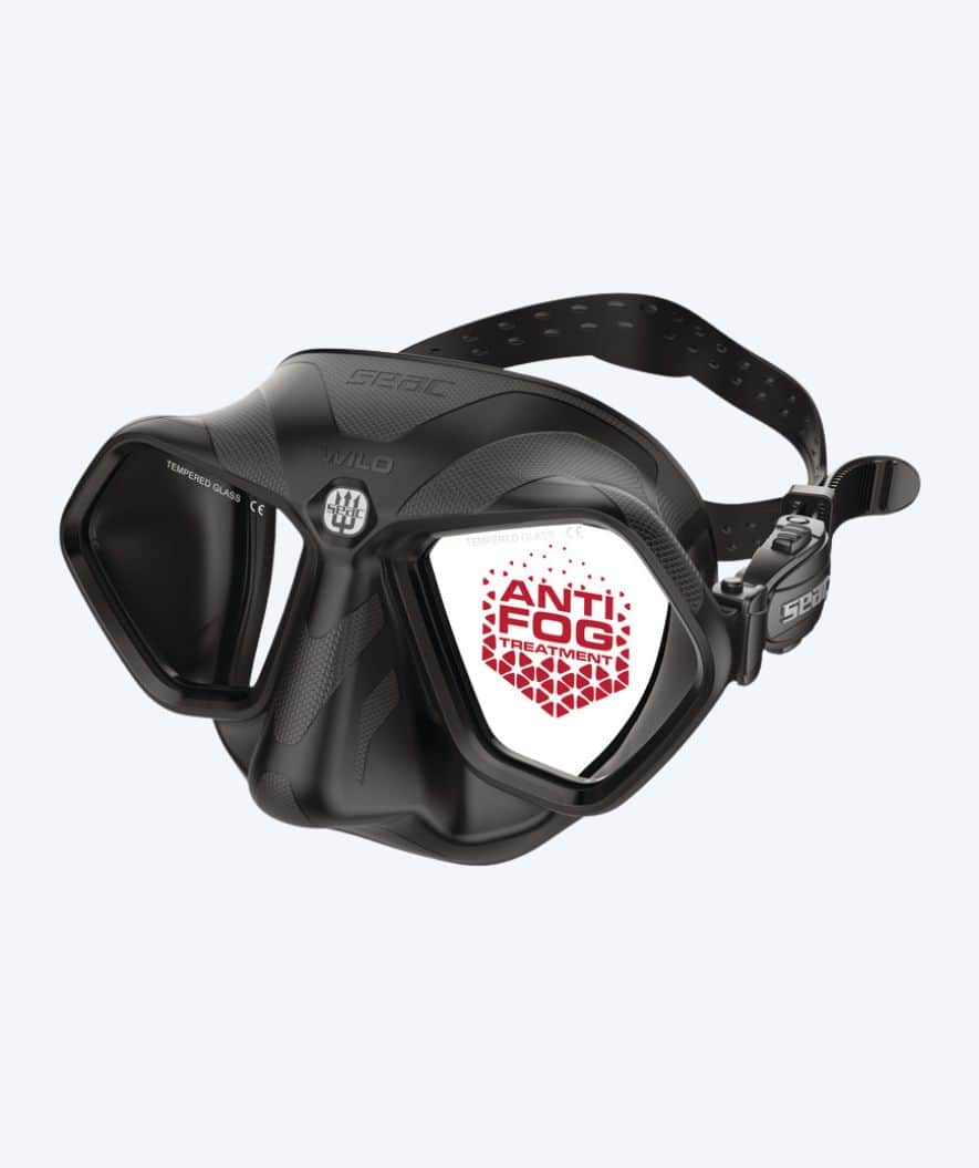 SEAC diving mask for adults - Wild - Black