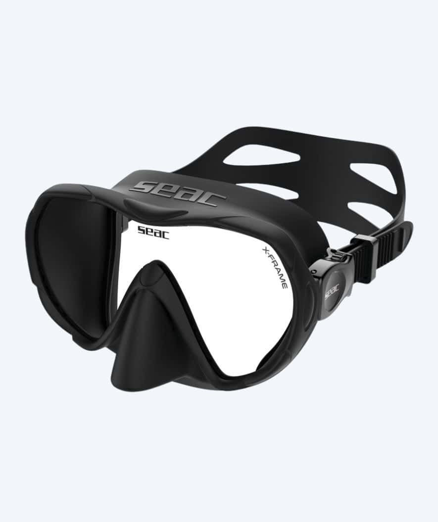 SEAC diving mask for adults - X-Frame - Black