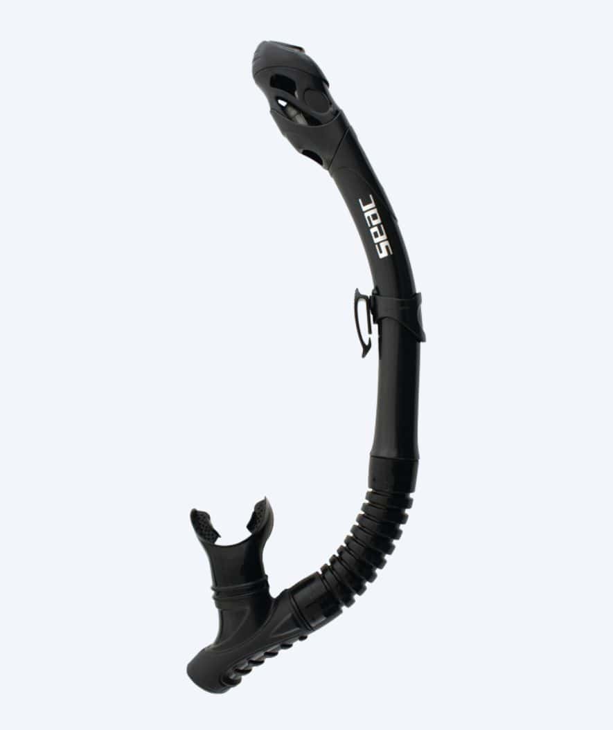 SEAC full-dry snorkel for adults - Reverse - Black