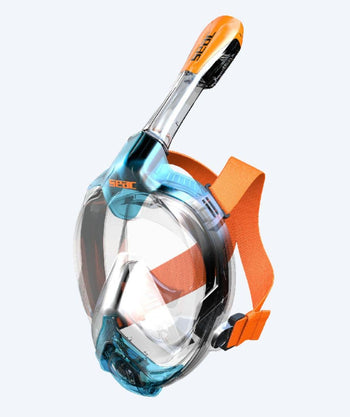 SEAC full face diving mask for kids - Libera XS/S - Orange/blue