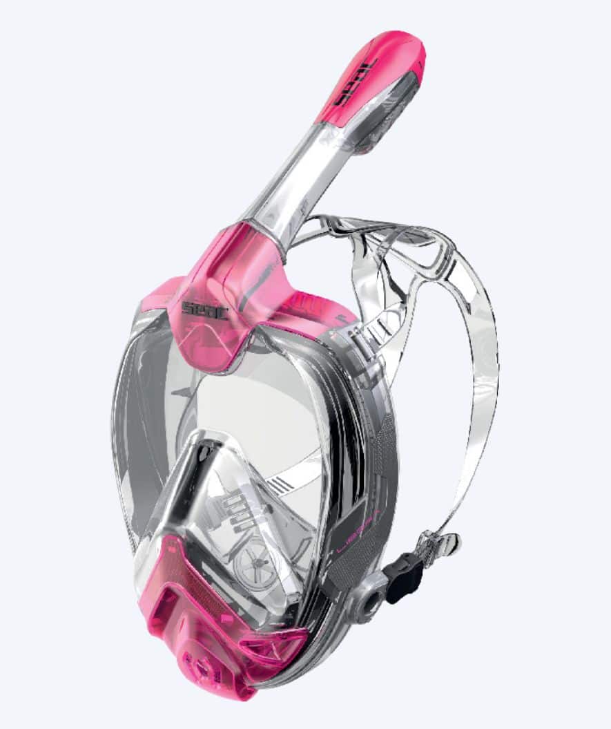 SEAC full face diving mask for adults - Libera S/M - Pink