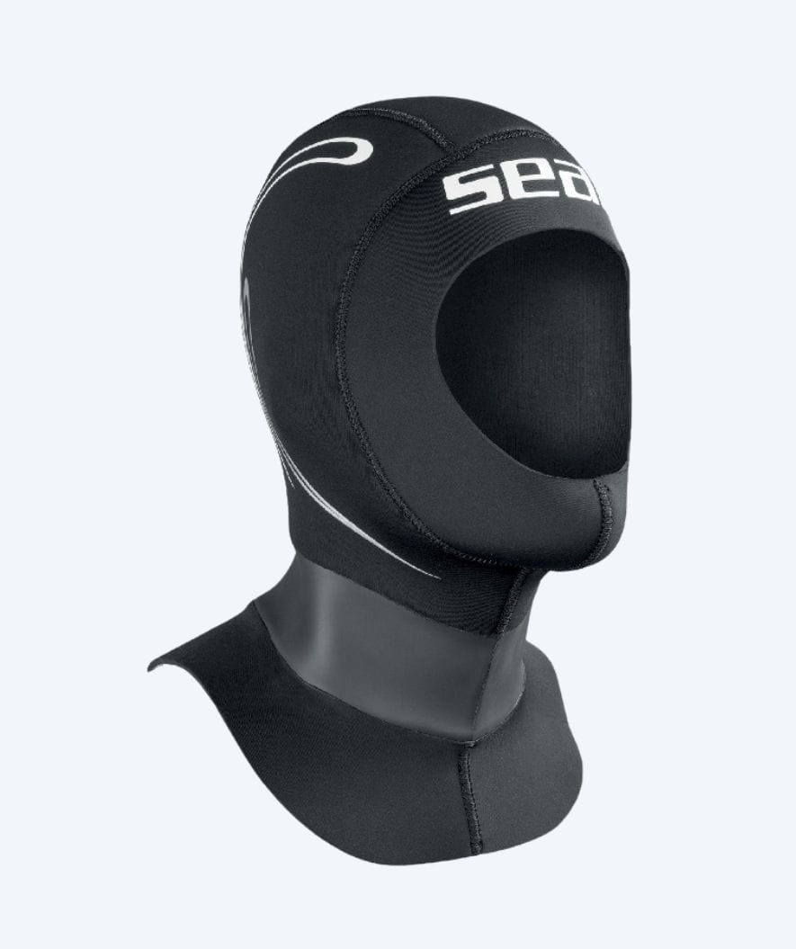 SEAC neoprene diving hood - Tekno - Black