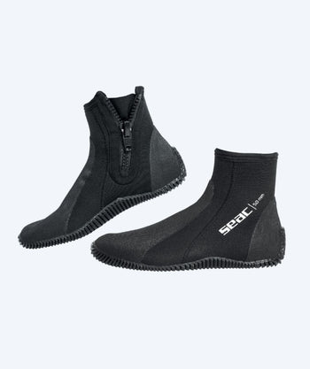 SEAC neoprene boots for adults - Regular - Black
