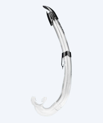 SEAC semi-dry snorkel for adults - Flash - Clear/black