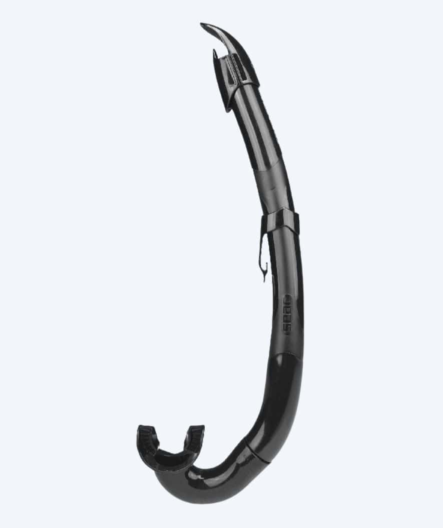 SEAC semi-dry snorkel for adults - Flash - Black