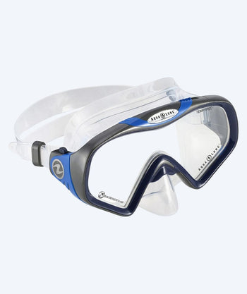 Aqualung diving mask for adults - Falcon - Grey/clear