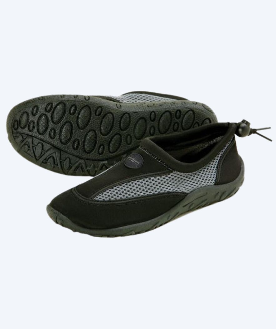 Aquasphere swim shoes for men - Cancun - Black/silver