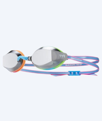 TYR swimming goggles for junior - Blackops 140 EV Mirrored - Blue/light pink