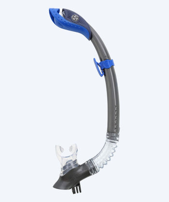 Aqualung semi-dry snorkel for adults - FXS GO - Grey/blue