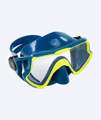 Aqualung diving mask for adults - Trooper - Dark blue/yellow