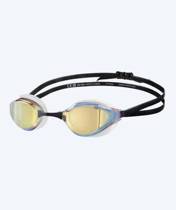 Arena Elite swimming goggles - Python - Black/gold (Mirror lens)
