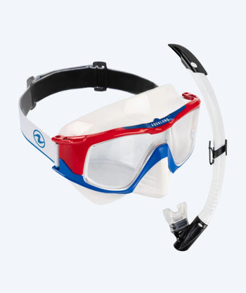 Aqualung Combo snorkel set for adults - Vita - White/black
