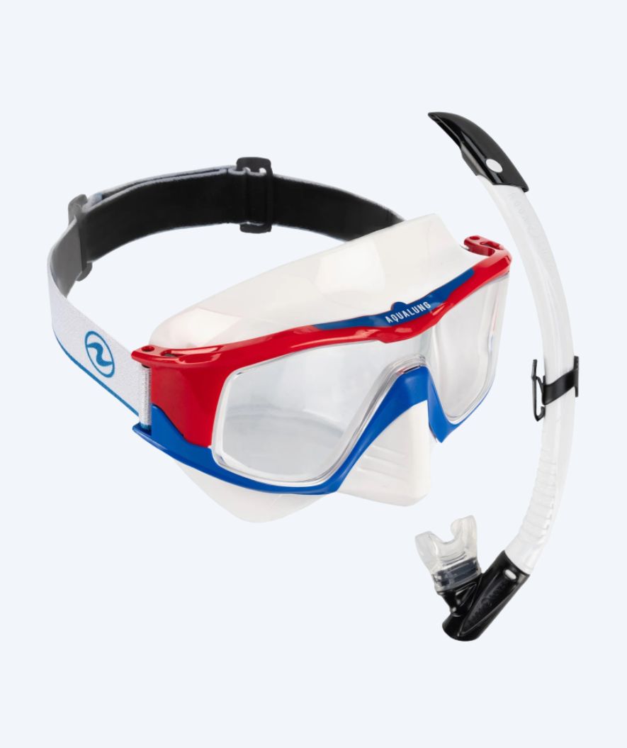 Aqualung Combo snorkel set for adults - Vita - White/black