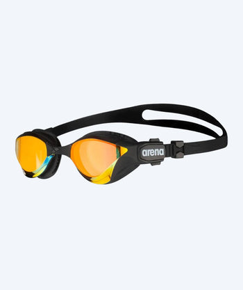 Arena swim goggles - Cobra Tri SWIPE - Black/yellow (Mirror lens)