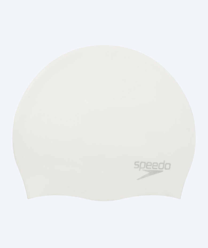 Speedo swim cap - Plain Moulded - White
