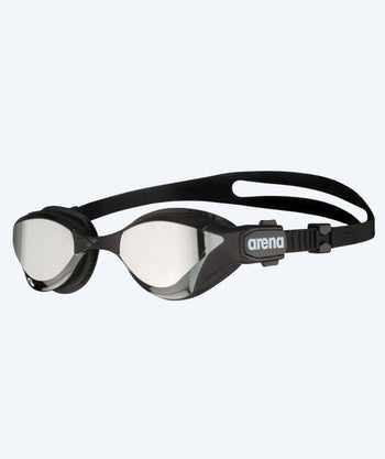 Arena swim goggles - Cobra Tri SWIPE - Black/Silver (Mirror lens)