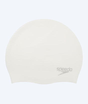 Speedo swimming cap - Plain Moulded - White