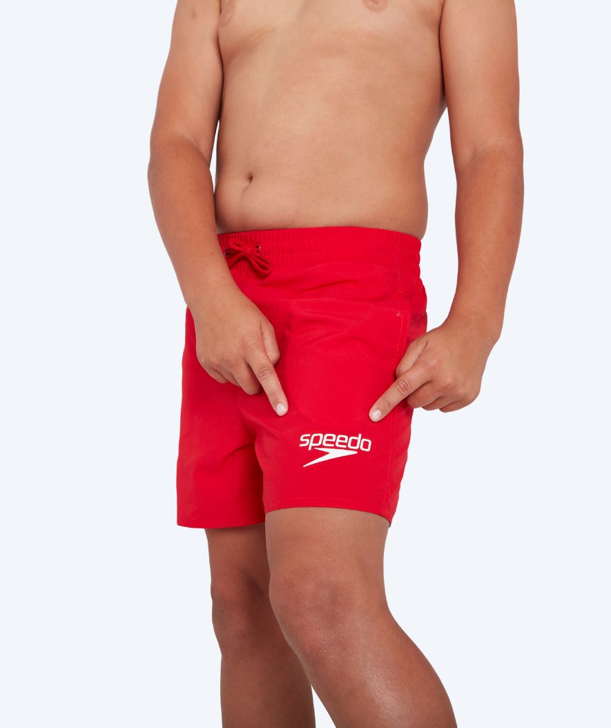 Speedo swim shorts for boys - Essential - Red