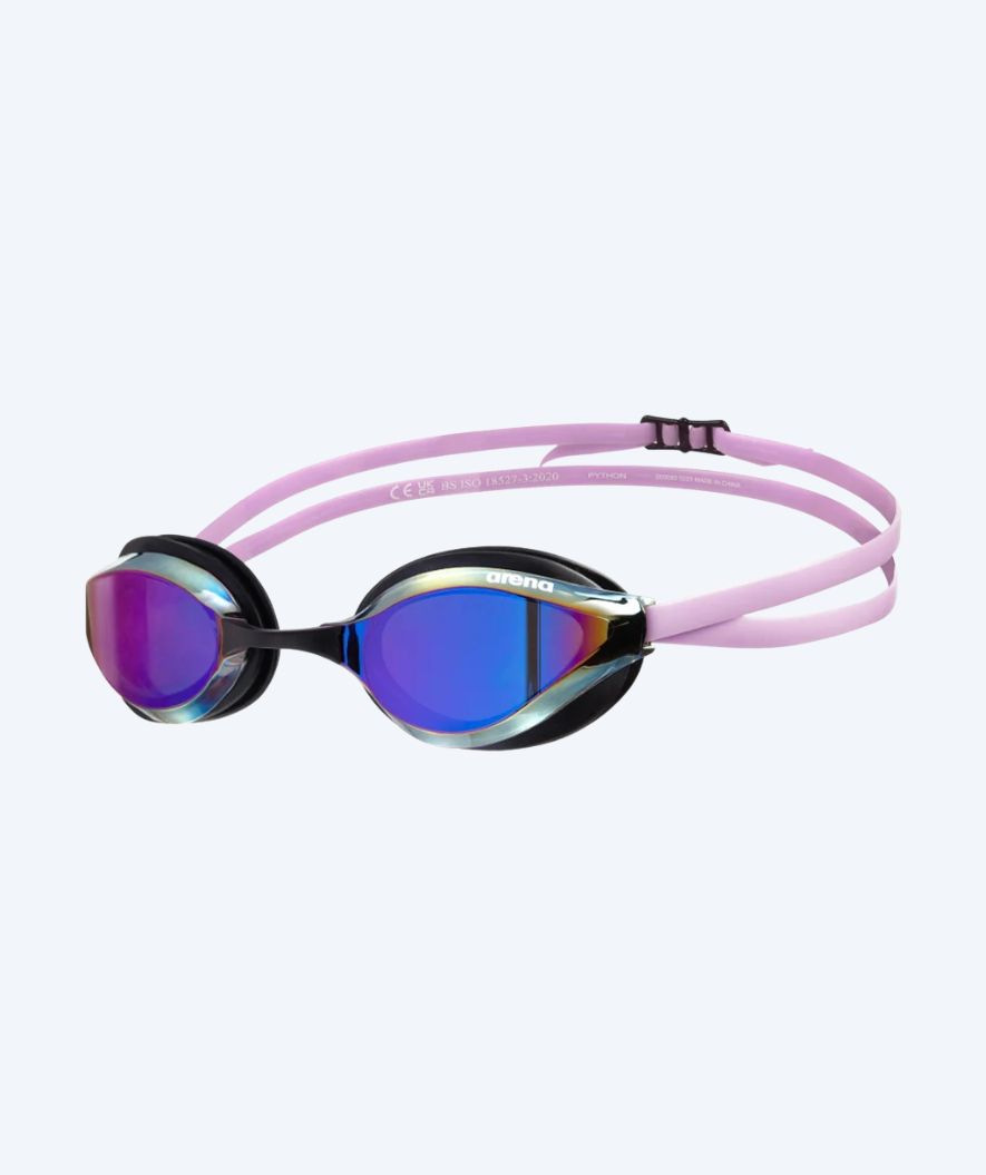 Arena Elite Swim Goggles - Python - Pink/Purple (Mirror Lens)