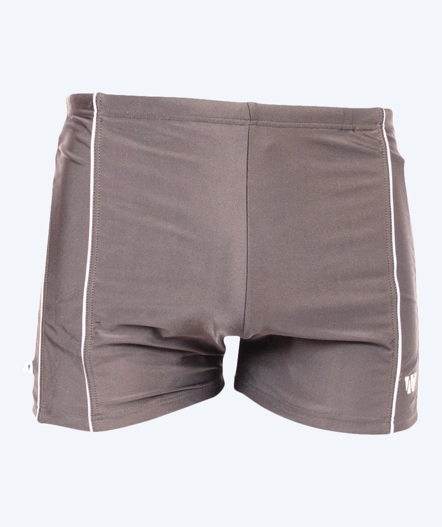 Mirou swim trunks for big men - 250s - Black/white