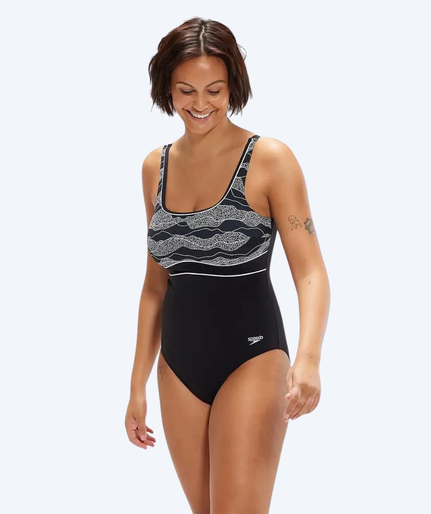 Speedo swimsuit for women - Contour Eclipse - Black/white