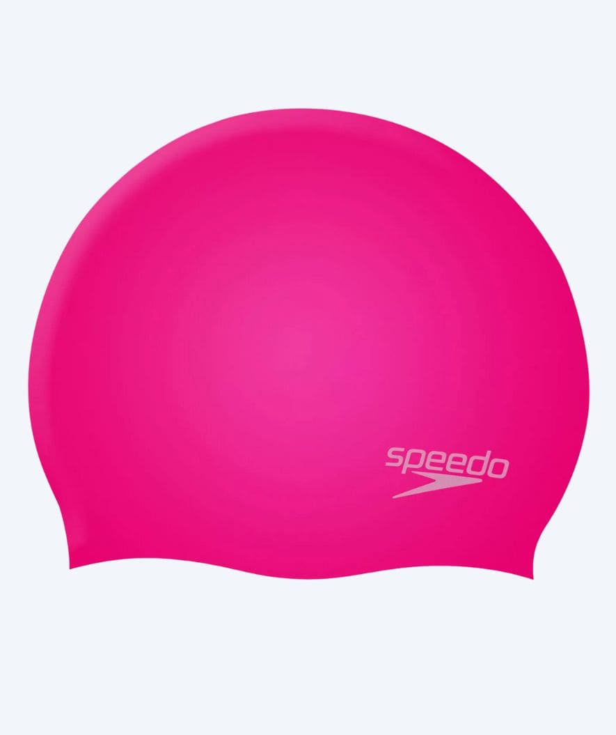 Speedo swimming cap for junior (6-16) - Plain - Pink