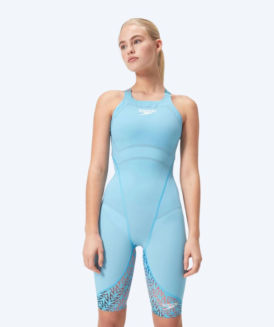 Speedo competition swimsuit for women - LZR Ignite - Blue/Orange