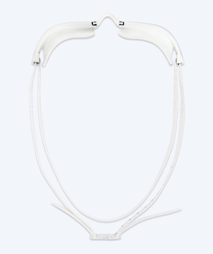 Watery Elite swim goggles - Storm Racer Mirror - White/Gold