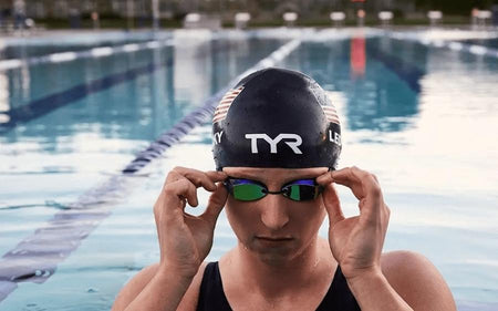 TYR swimming googles