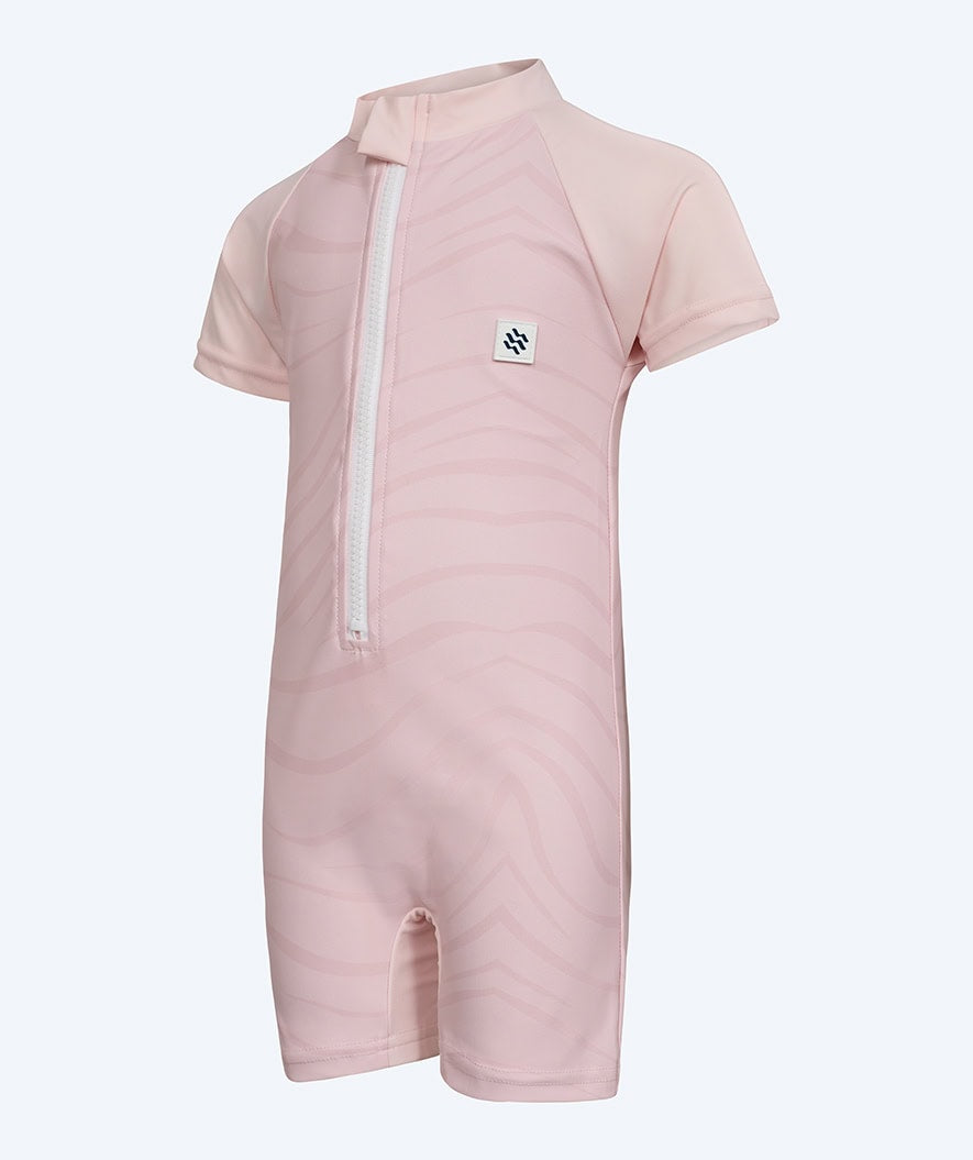 Watery UV-suit for children - Fjord Short Sleeve Rashguard - Pink