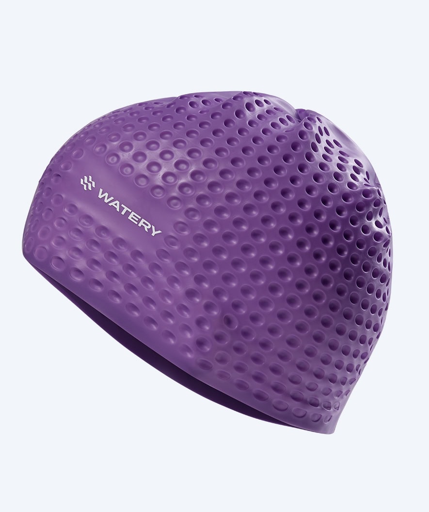 Watery swim cap - Larunda Bubble - Purple