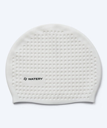 Watery swimming cap - Larunda Bubble - White