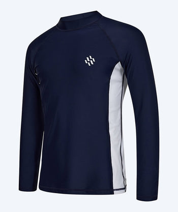 Watery UV-shirt for women - Talcott Long Sleeve Rashguard - Darkblue/white