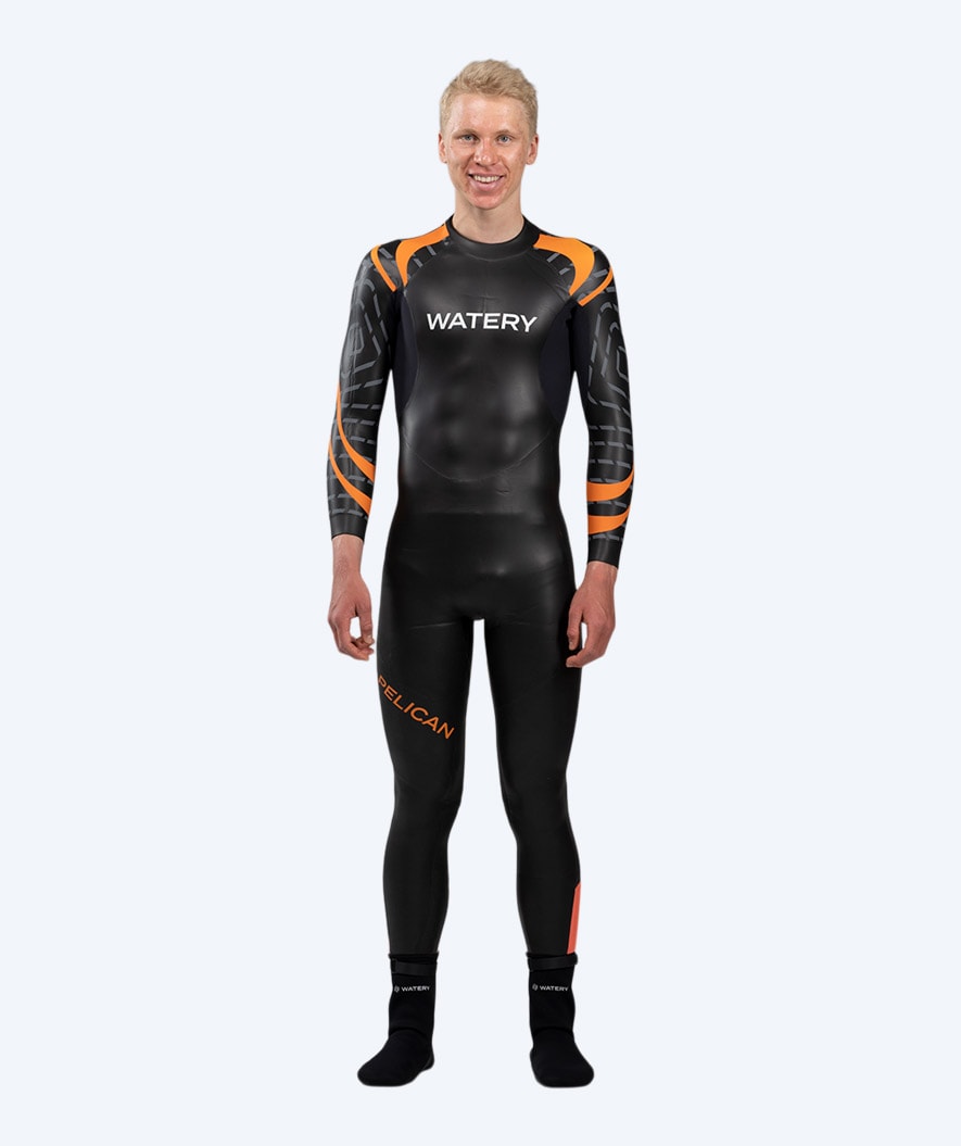 Watery wetsuit for men - Pelican - Orange