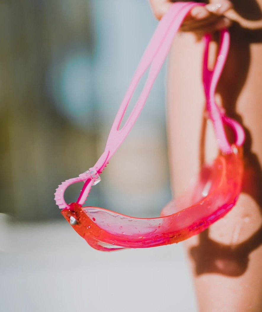 Watery swimming goggles for kids - Mantis 2.0 - Atlantic Pink/clear