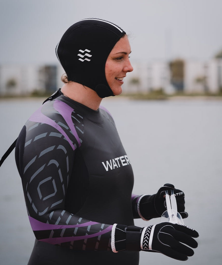 Watery wetsuit for women - Pelican - Purple