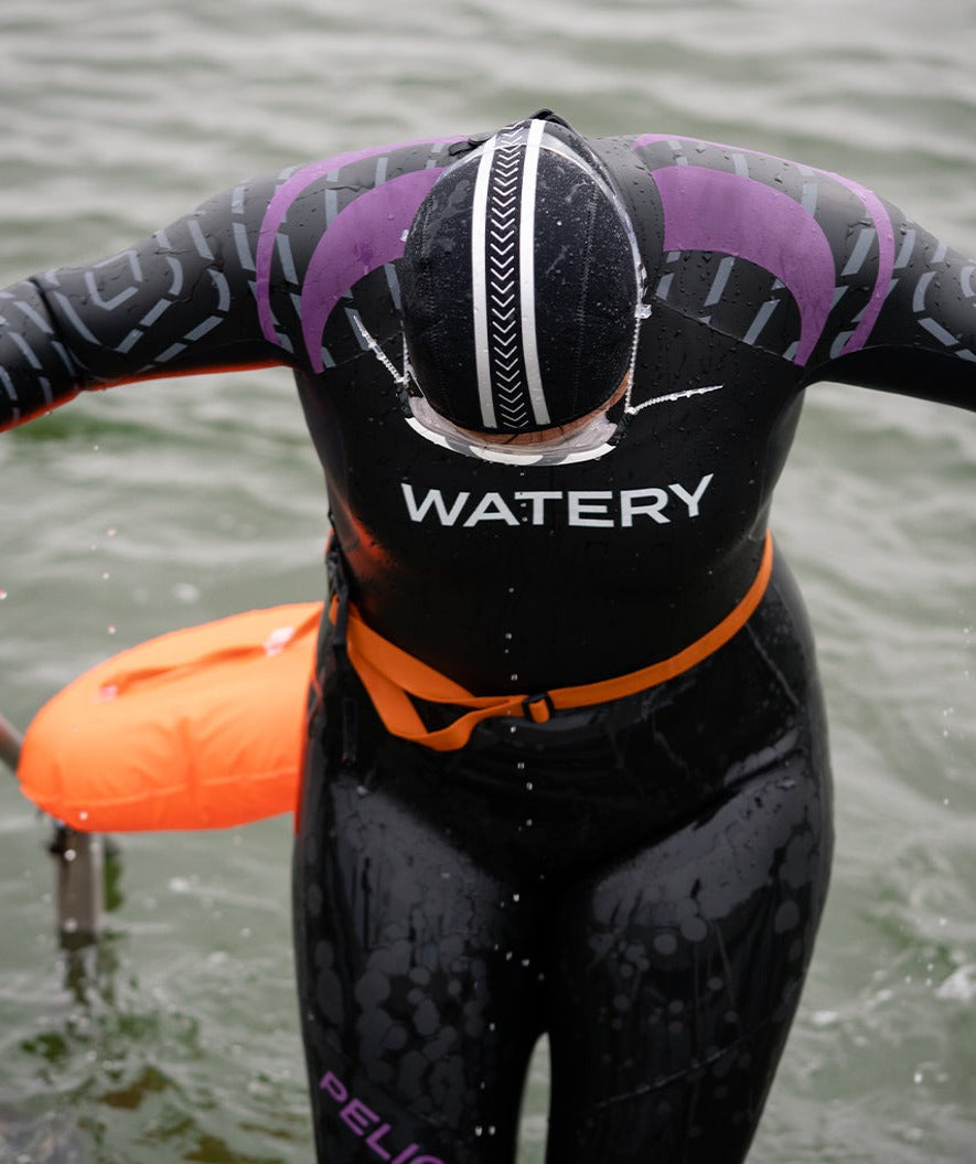 Watery wetsuit for women - Pelican - Purple