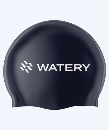 Watery swim cap - Signature - Dark blue