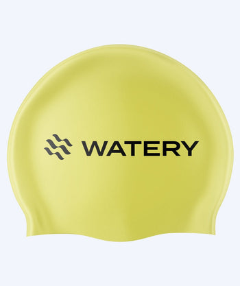 Watery swim cap (+12) - Signature - Fluo Yellow